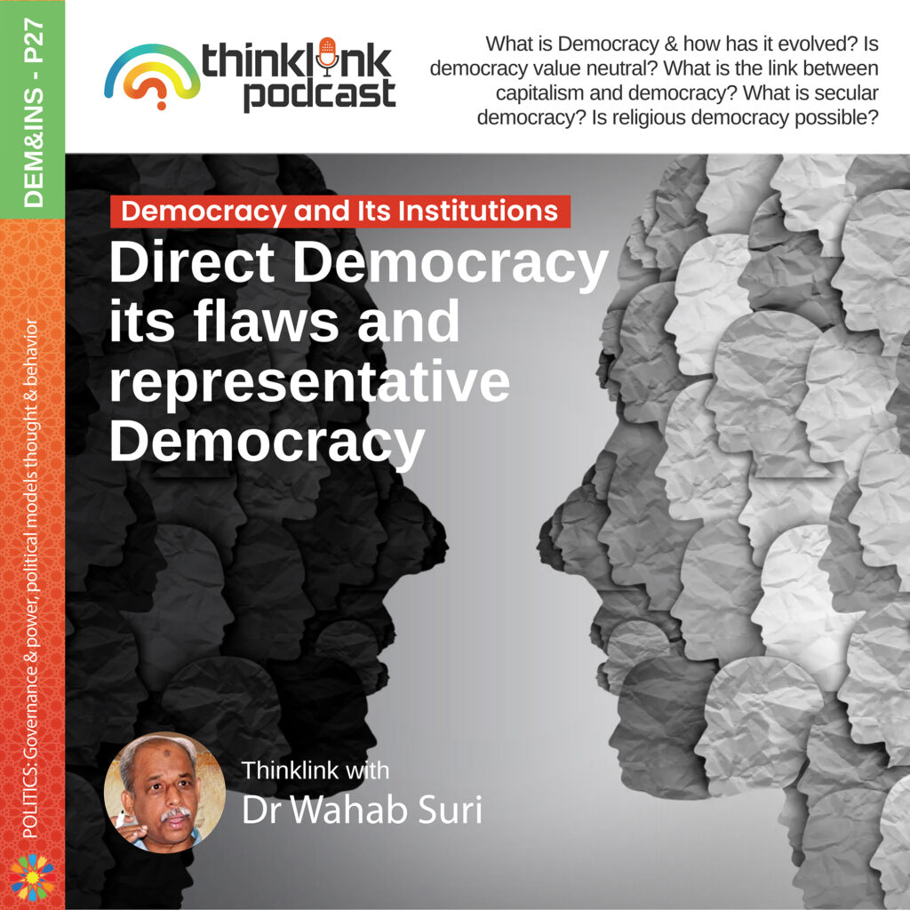 Direct Democracy its flaws and representative Democracy